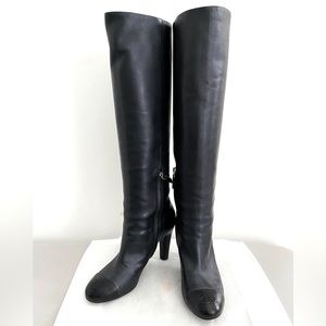 Authentic Chanel leather boots